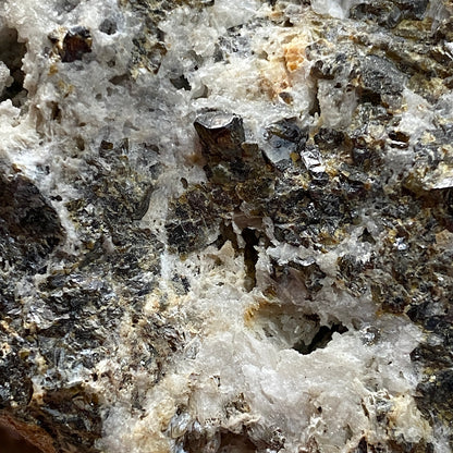 SPHALERITE/HYDROZINCITE/CALCITE : SMALLCLEUGH MINE, ALSTON MOOR, CUMBRIA 275g MF4693