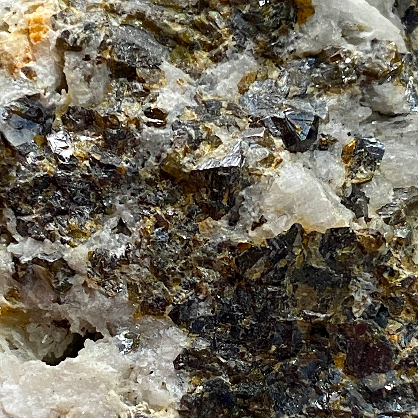 SPHALERITE/HYDROZINCITE/CALCITE : SMALLCLEUGH MINE, ALSTON MOOR, CUMBRIA 275g MF4693