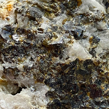 SPHALERITE/HYDROZINCITE/CALCITE : SMALLCLEUGH MINE, ALSTON MOOR, CUMBRIA 275g MF4693