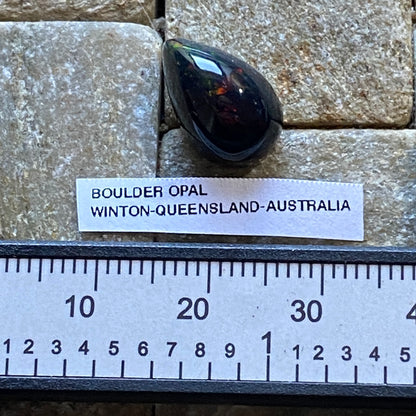 BOULDER OPAL GEMSTONE NATURAL MINED : WINTON, QUEENSLAND, AUSTRALIA 4.50Ct MFG4989
