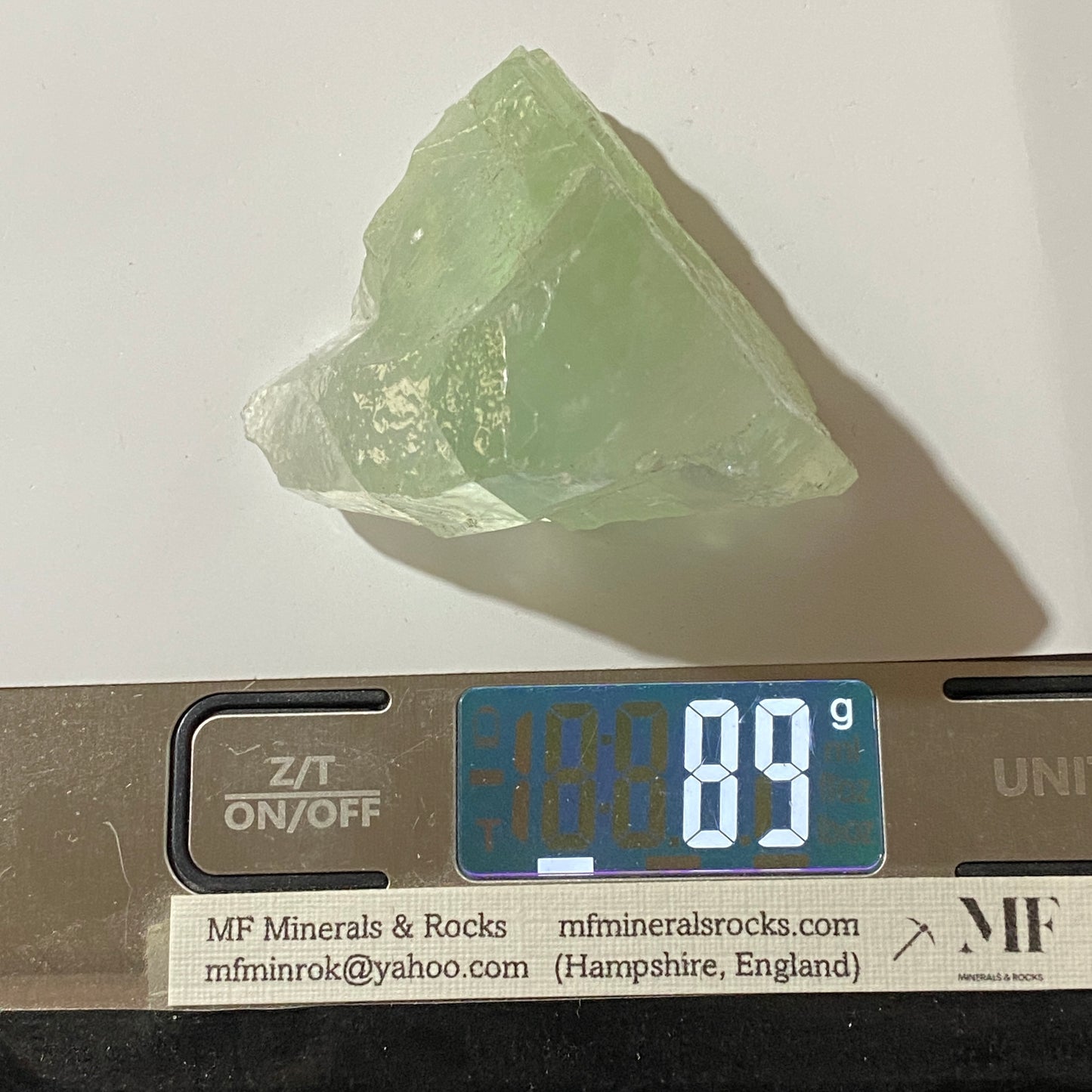 CALCITE [RARE GREEN] : TSUMEB MINE, OSHIKOTO, NAMIBIA. 89g MF4694