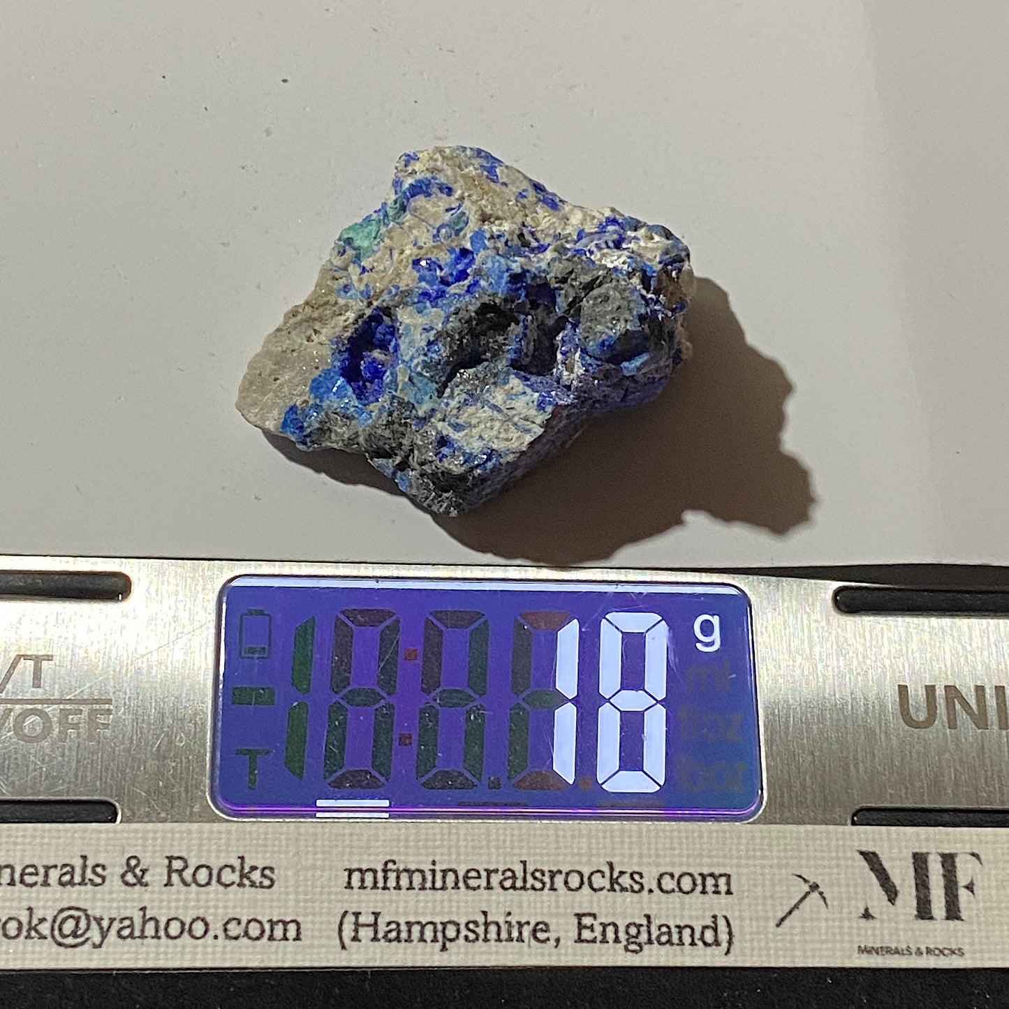 LINARITE : BINGHAM COUNTY, NEW MEXICO, U.S.A.  18g MF4695