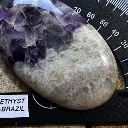 AMETHYST/QUARTZ NATURAL GEMSTONE : BRUMADO, BAHIA, BRAZIL  88.70Ct MFG4992