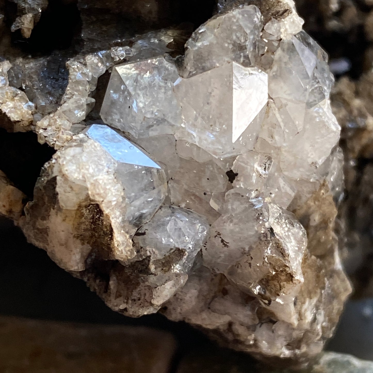 QUARTZ/CALCITE/MIMETITE ETC ROUGHTON GILL MINE, CUMBRIA 165g MF1470