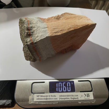 BARIUM-RICH CELESTINE WITH PYRITE SUBSTANTIAL 1057g MF705