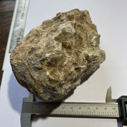 "DAISY" GYPSUM - KIRBY THORE, EDEN, CUMBRIA. 848g MF703