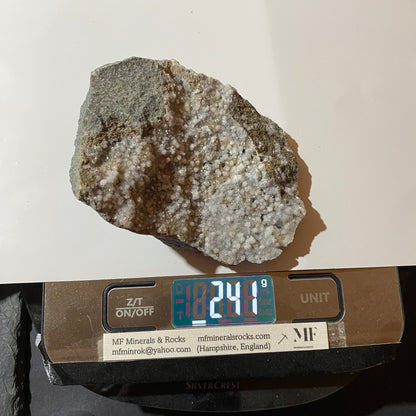 GISMONDINE [RARE ZEOLITE] : OSA QUARRY, OSTERIA DELL OSA, ROME ITALY 241g MF4699