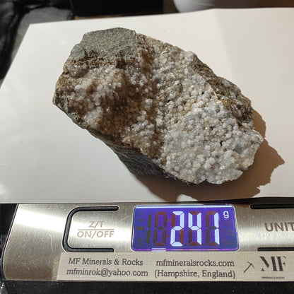 GISMONDINE [RARE ZEOLITE] : OSA QUARRY, OSTERIA DELL OSA, ROME ITALY 241g MF4699