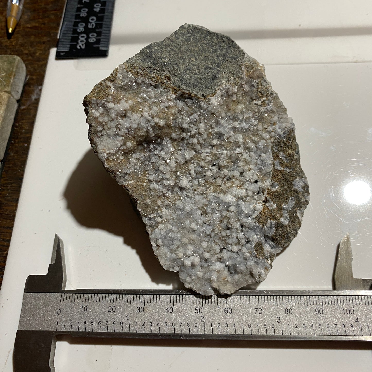 GISMONDINE [RARE ZEOLITE] : OSA QUARRY, OSTERIA DELL OSA, ROME ITALY 241g MF4699