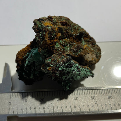 AURICHALCITE ON LIMONITE - OJUELA MINE, MAPIMI, DURANGO, MEXICO 45g MF786
