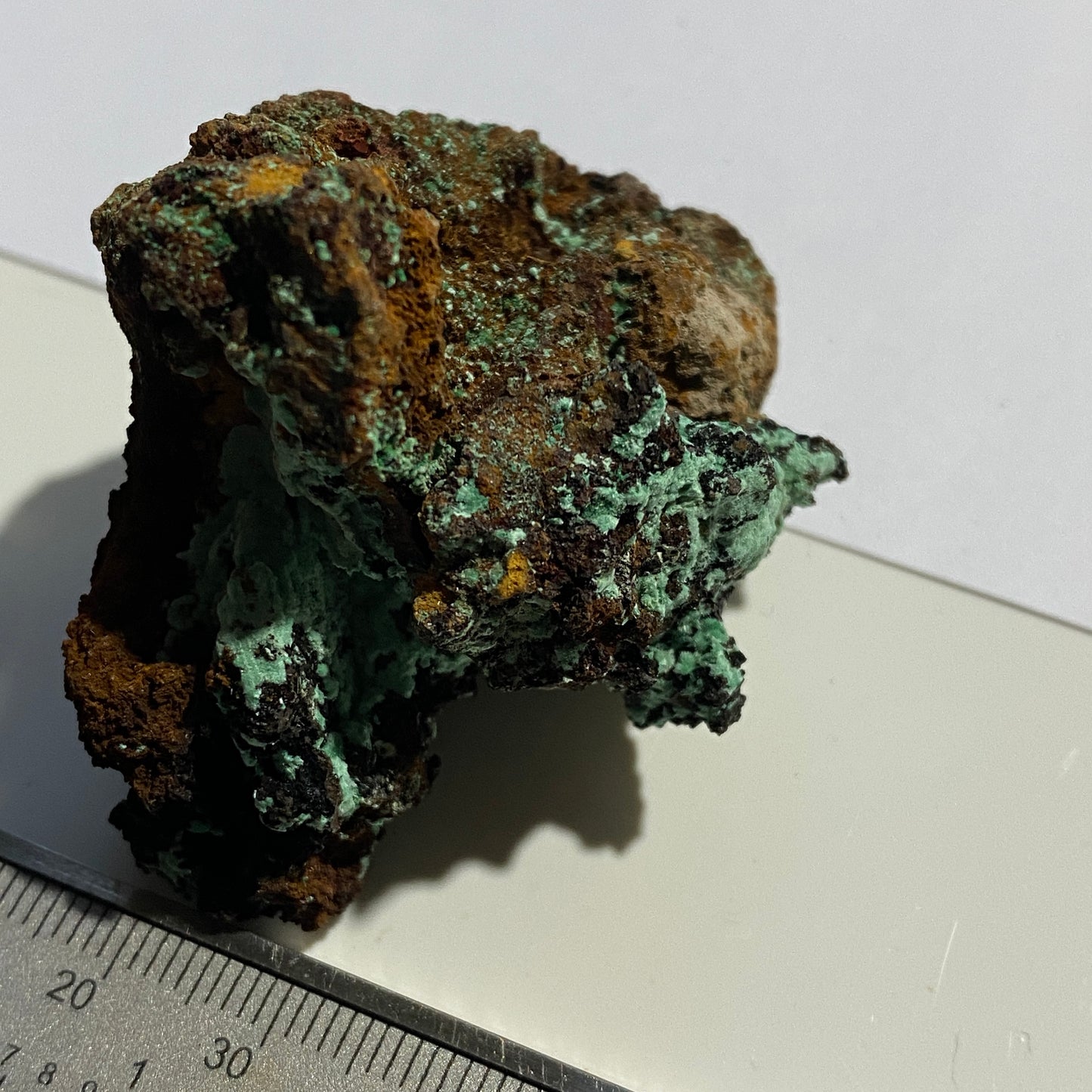 AURICHALCITE ON LIMONITE - OJUELA MINE, MAPIMI, DURANGO, MEXICO 45g MF786