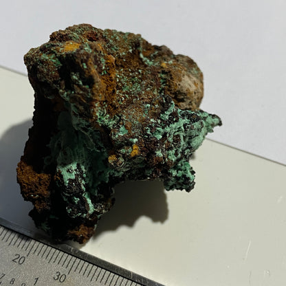 AURICHALCITE ON LIMONITE - OJUELA MINE, MAPIMI, DURANGO, MEXICO 45g MF786