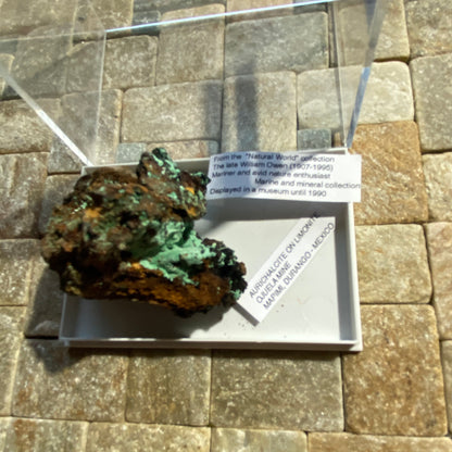 AURICHALCITE ON LIMONITE - OJUELA MINE, MAPIMI, DURANGO, MEXICO 45g MF786