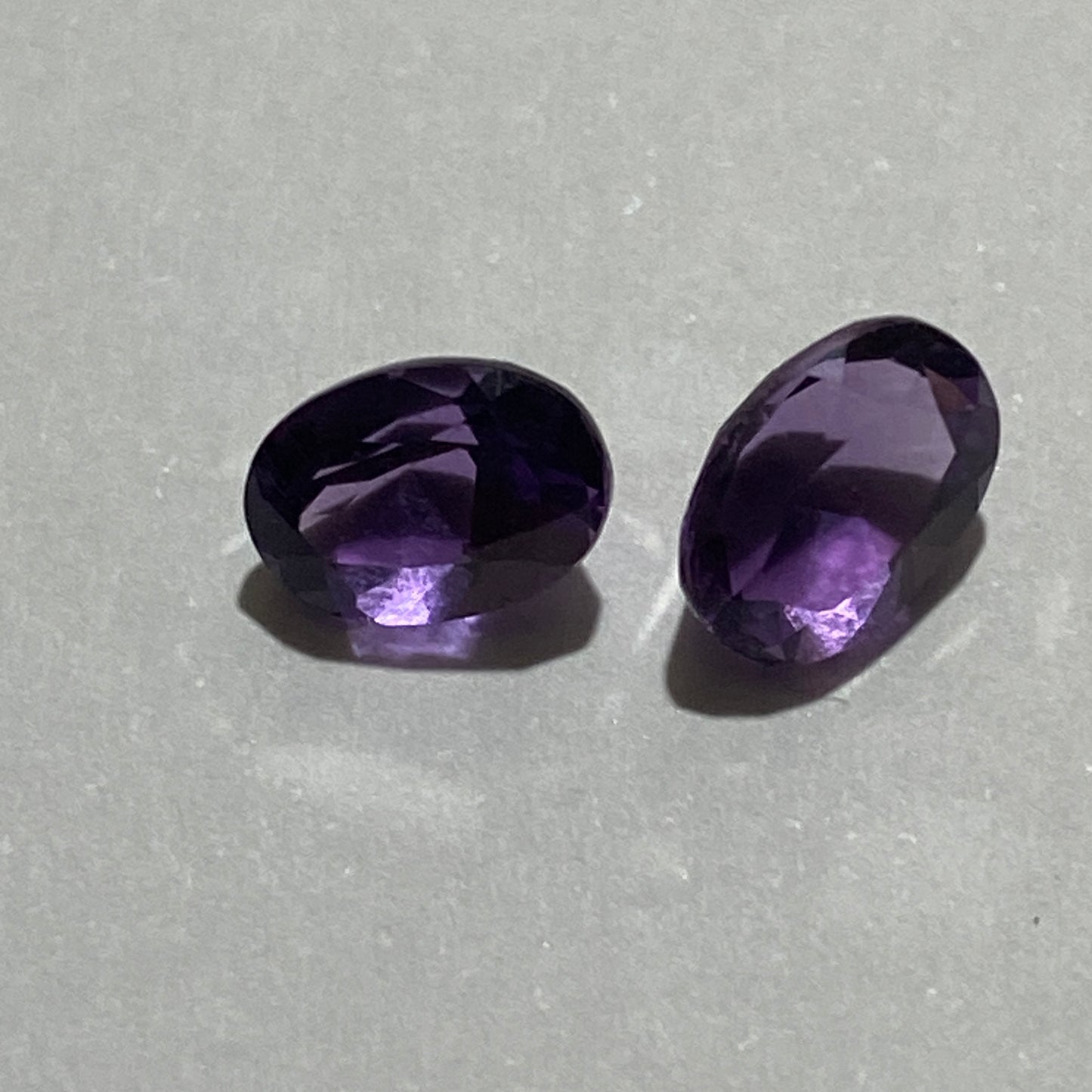 AMETHYST QUARTZ NATURAL GEMSTONE PAIR - BRUMADO, BAHIA, BRAZIL 1.72Ct  MFG5199