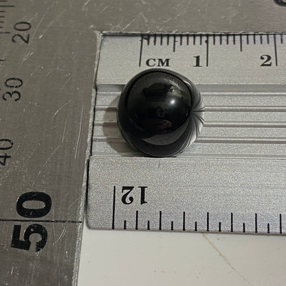 BLACK SPINEL NATURAL GEMSTONE - SAN VITO, NAPLES, ITALY. 14.34Ct. MFG5200