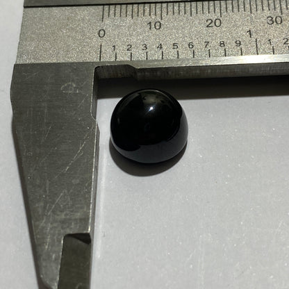 BLACK SPINEL NATURAL GEMSTONE - SAN VITO, NAPLES, ITALY. 14.34Ct. MFG5200