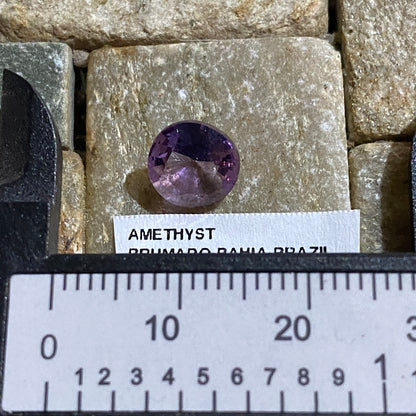 AMETHYST QUARTZ NATURAL GEMSTONE : BRUMADO, BAHIA, BRAZIL. 1.40Ct. MFG4999
