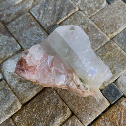 APOPHYLLITE WITH STILBITE - PUNE, MAHARASHTRA, INDIA. 75g. MF3088