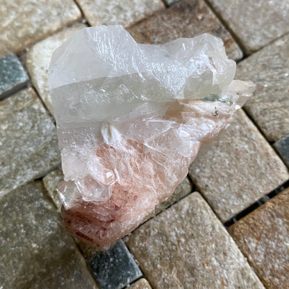 APOPHYLLITE WITH STILBITE - PUNE, MAHARASHTRA, INDIA. 75g. MF3088