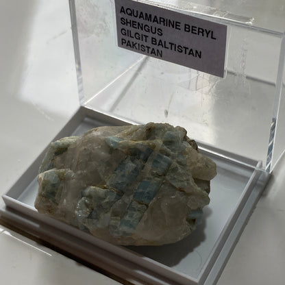 AQUAMARINE BERYL - SHENGUS, GILGIT-BALTISTAN, PAKISTAN  34g MF747