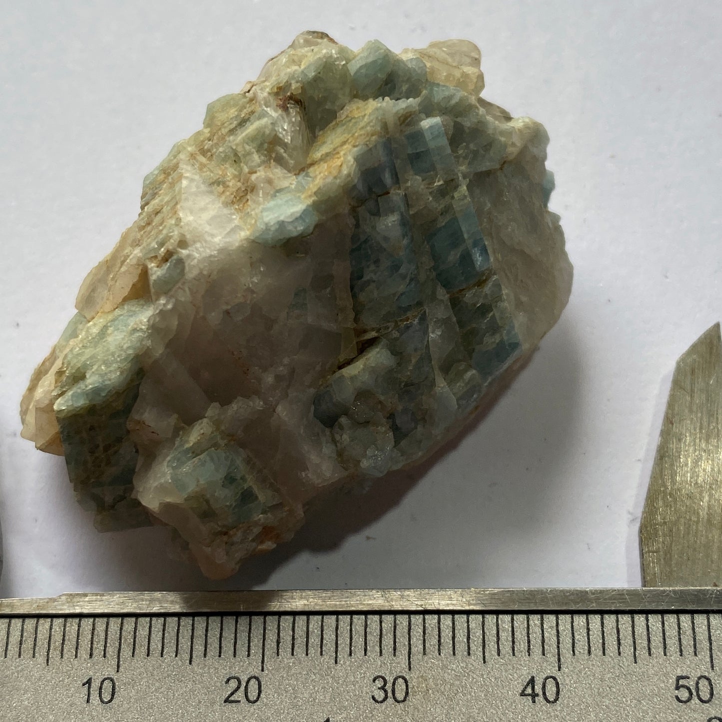 AQUAMARINE BERYL - SHENGUS, GILGIT-BALTISTAN, PAKISTAN  34g MF747