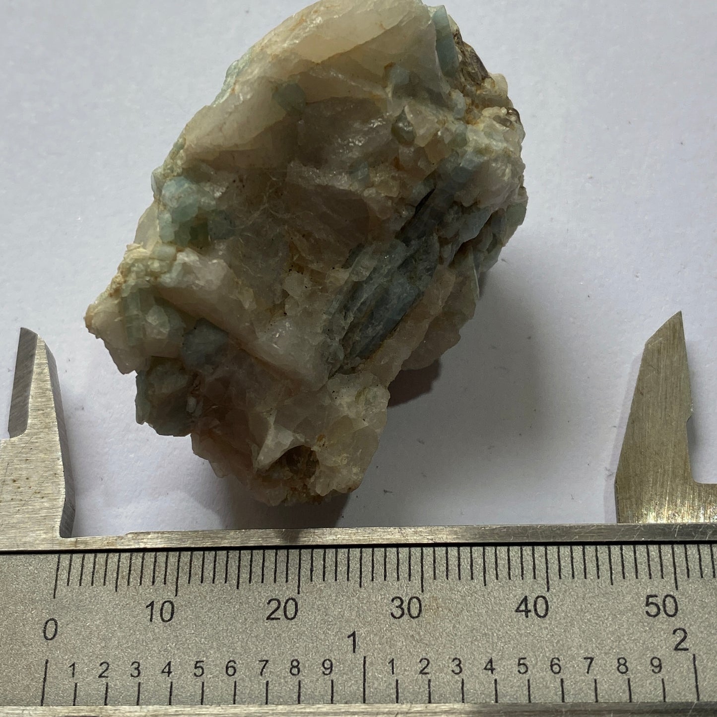 AQUAMARINE BERYL - SHENGUS, GILGIT-BALTISTAN, PAKISTAN  34g MF747