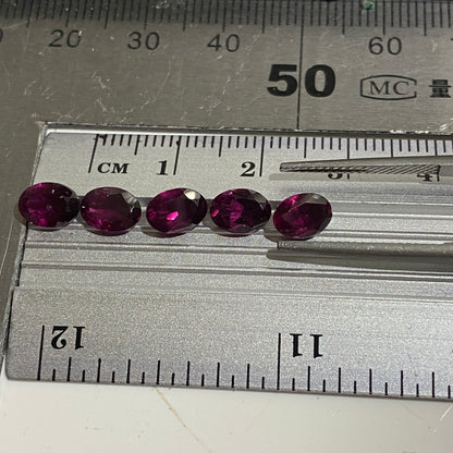 RHODOLITE GARNETS NATURAL MINED - ELAHERA DISTRICT, SRI LANKA. 8.95Ct. MFG5201