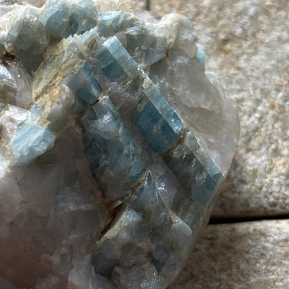 AQUAMARINE BERYL - SHENGUS, GILGIT-BALTISTAN, PAKISTAN  34g MF747