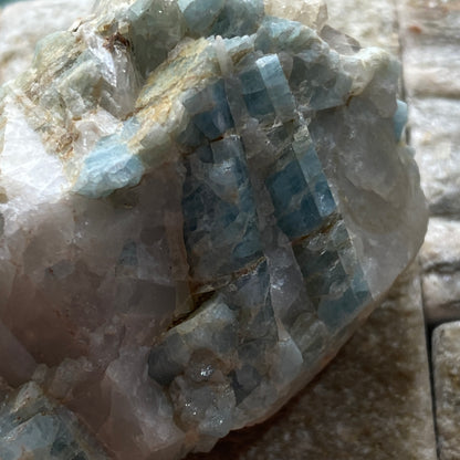 AQUAMARINE BERYL - SHENGUS, GILGIT-BALTISTAN, PAKISTAN  34g MF747