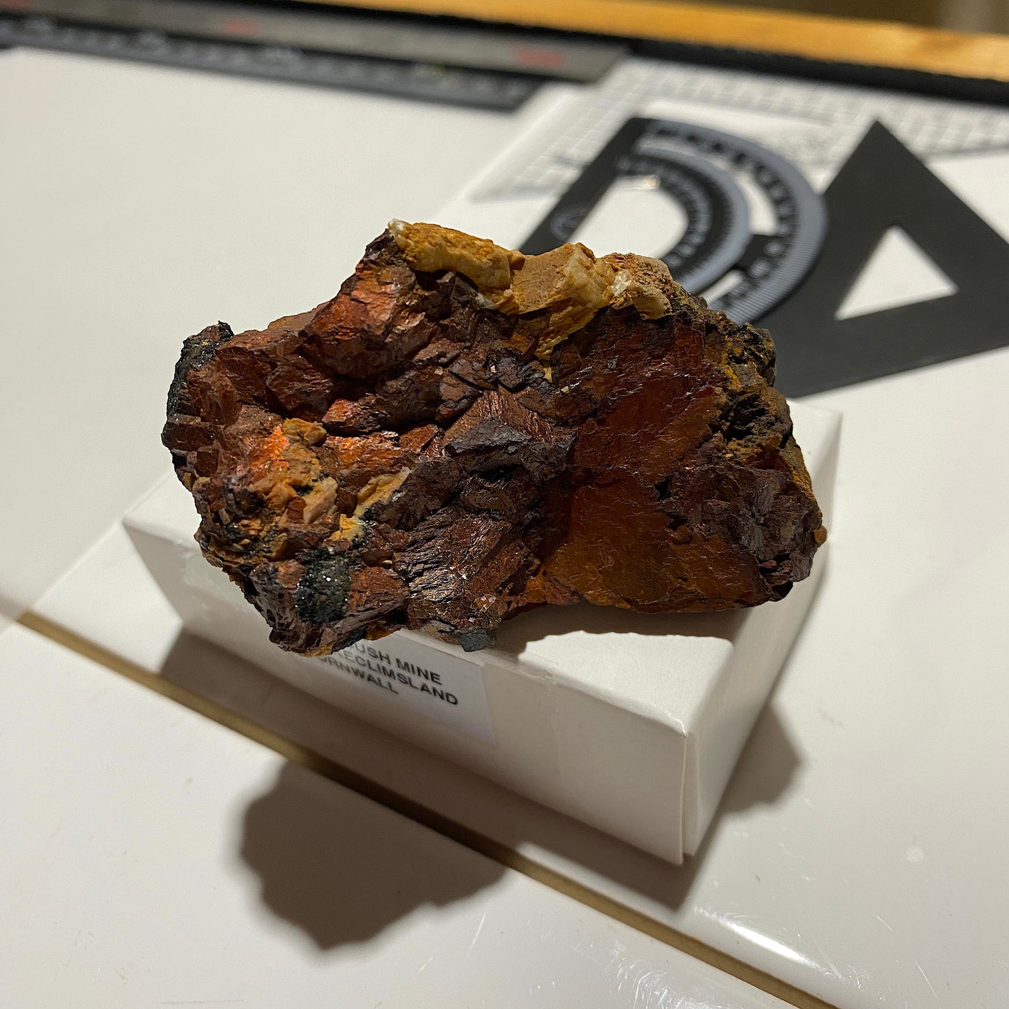 SIDERITE : HOLMBUSH MINE, STOKECLIMSLAND, CORNWALL, ENGLAND  110g MF4702