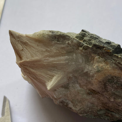 PECTOLITE [BLADED] - MILLINGTON QUARRY, SOMERSET COUNTY, NEW JERSEY, U.S.A. 100g MF744