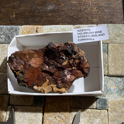 SIDERITE : HOLMBUSH MINE, STOKECLIMSLAND, CORNWALL, ENGLAND  110g MF4702