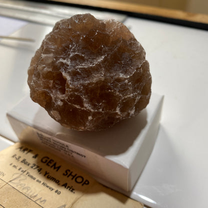 BARYTE NODULE - DIERKS MINING DISTRICT, ARKANSAS, U.S.A. 344g MF729