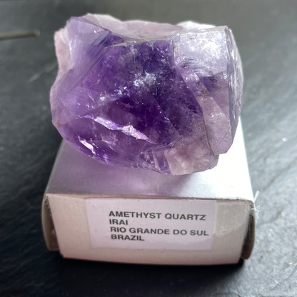 AMETHYST QUARTZ CRYSTALLINE SPECIMEN FROM BRAZIL 128g MF1478