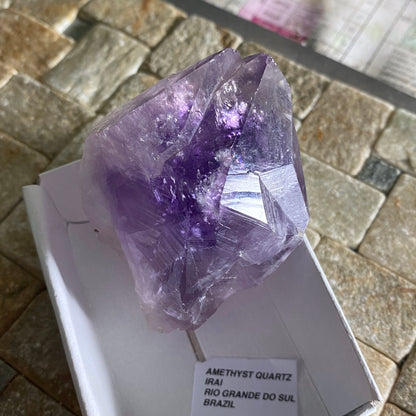 AMETHYST QUARTZ CRYSTALLINE SPECIMEN FROM BRAZIL 128g MF1478