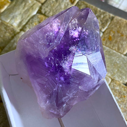 AMETHYST QUARTZ CRYSTALLINE SPECIMEN FROM BRAZIL 128g MF1478