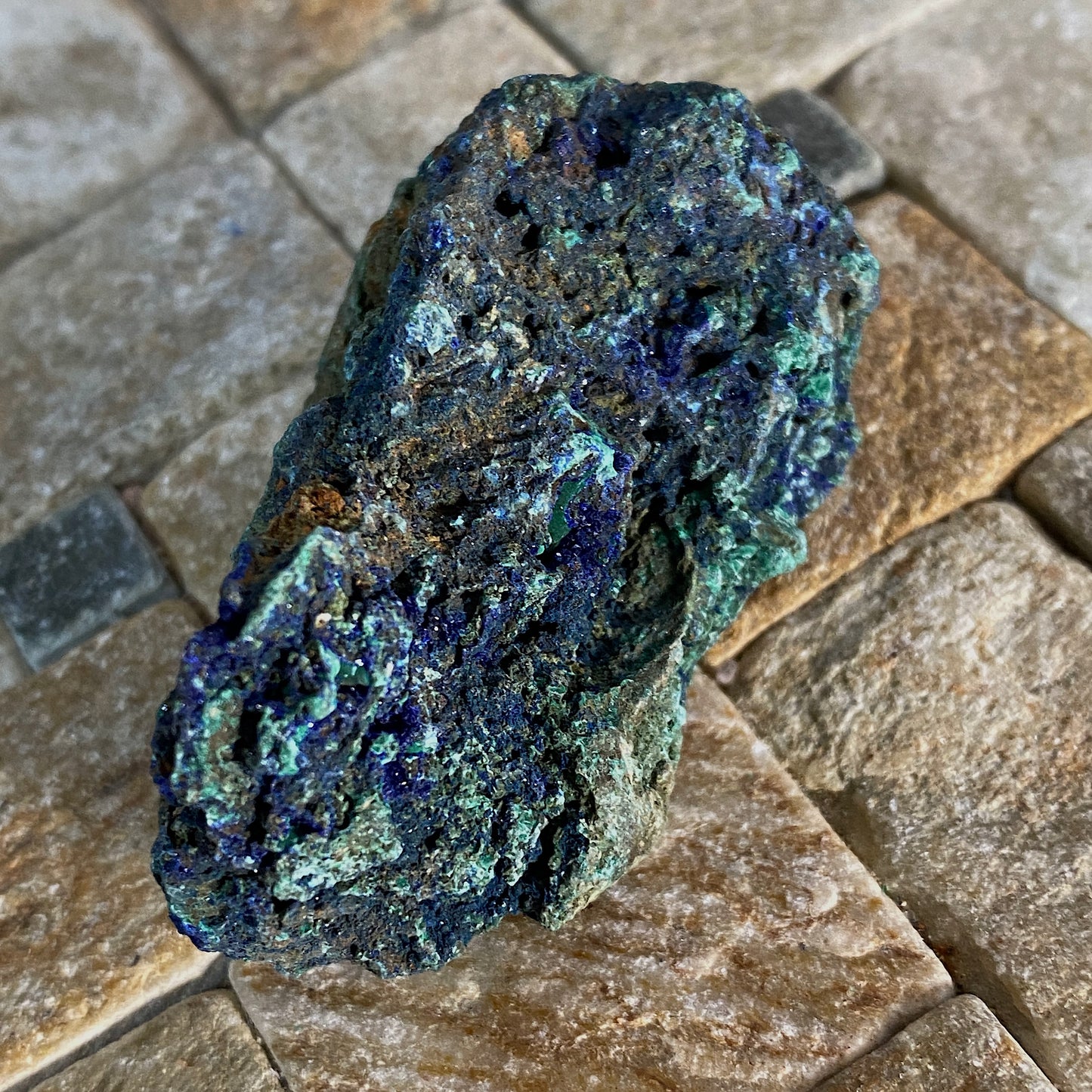 MALACHITE & AZURITE - CHINGOLA MINING DISTRICT, COPPER BELT, ZAMBIA MF3339