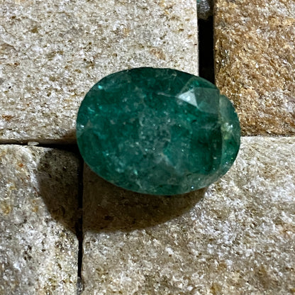 EMERALD BERYL NATURAL MINED : NOVA ERA, MINAS GERAIS, BRAZIL. 6.35Ct. MFG6005