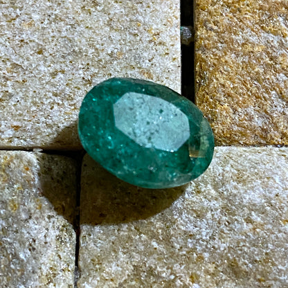 EMERALD BERYL NATURAL MINED : NOVA ERA, MINAS GERAIS, BRAZIL. 6.35Ct. MFG6005