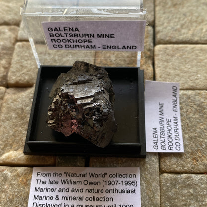 GALENA - BOLTSBURN MINE, ROOKHOPE, CO DURHAM - ENGLAND 38g MF711