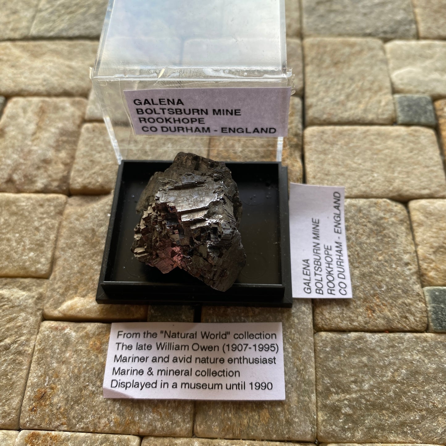 GALENA - BOLTSBURN MINE, ROOKHOPE, CO DURHAM - ENGLAND 38g MF711