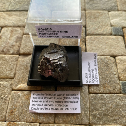 GALENA - BOLTSBURN MINE, ROOKHOPE, CO DURHAM - ENGLAND 38g MF711