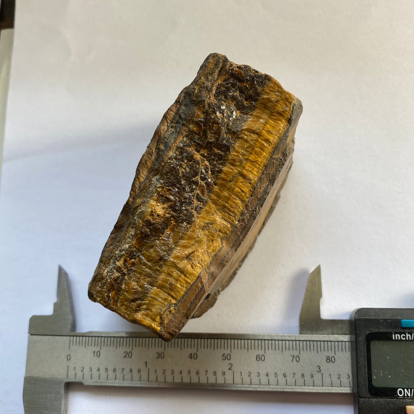 TIGERS EYE [QUARTZ AFTER CROCIDOLITE], PRIESKA, SOUTH AFRICA 231g MF1480