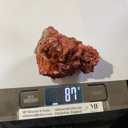 SELENITE WITH QUARTZ `; CHELLA MOUNTAIN, VALENCIA, SPAIN 87g MF4708