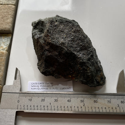 CASSITERITE [SOLID] : WHEAL DIAMOND, NANQUIDNO, ST JUST, CORNWALL  171g MF5375