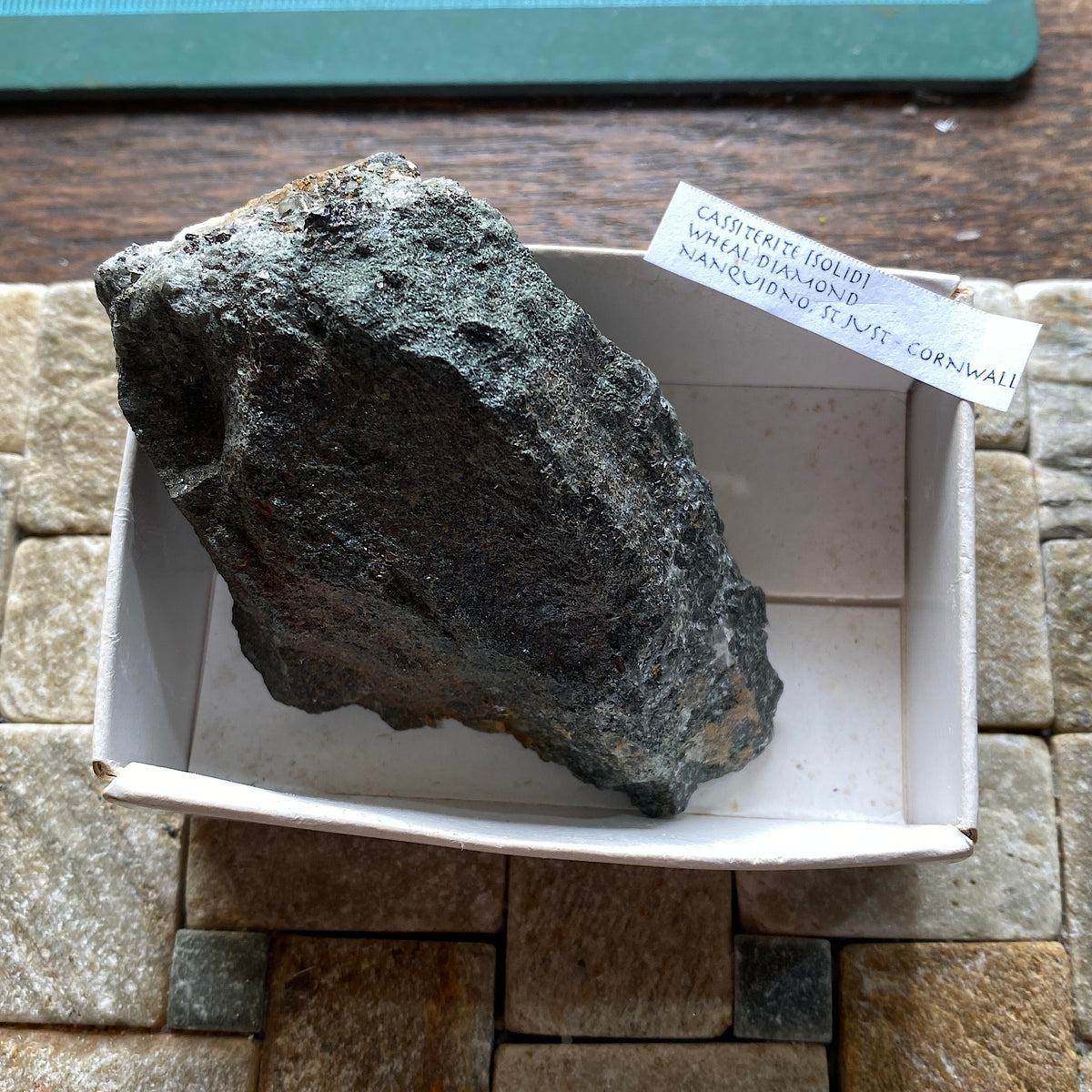 CASSITERITE [SOLID] : WHEAL DIAMOND, NANQUIDNO, ST JUST, CORNWALL  171g MF5375