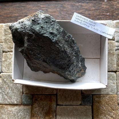 CASSITERITE [SOLID] : WHEAL DIAMOND, NANQUIDNO, ST JUST, CORNWALL  171g MF5375