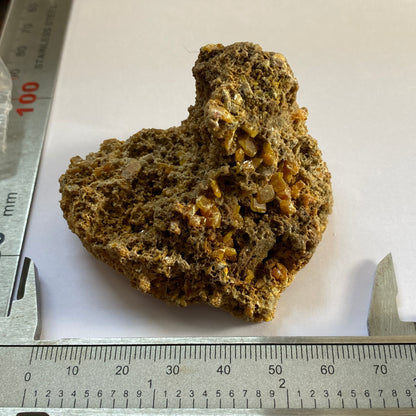 WULFENITE ON MATRIX - ROWLEY MINE, ARIZONA -U.S.A.  78g MF3182