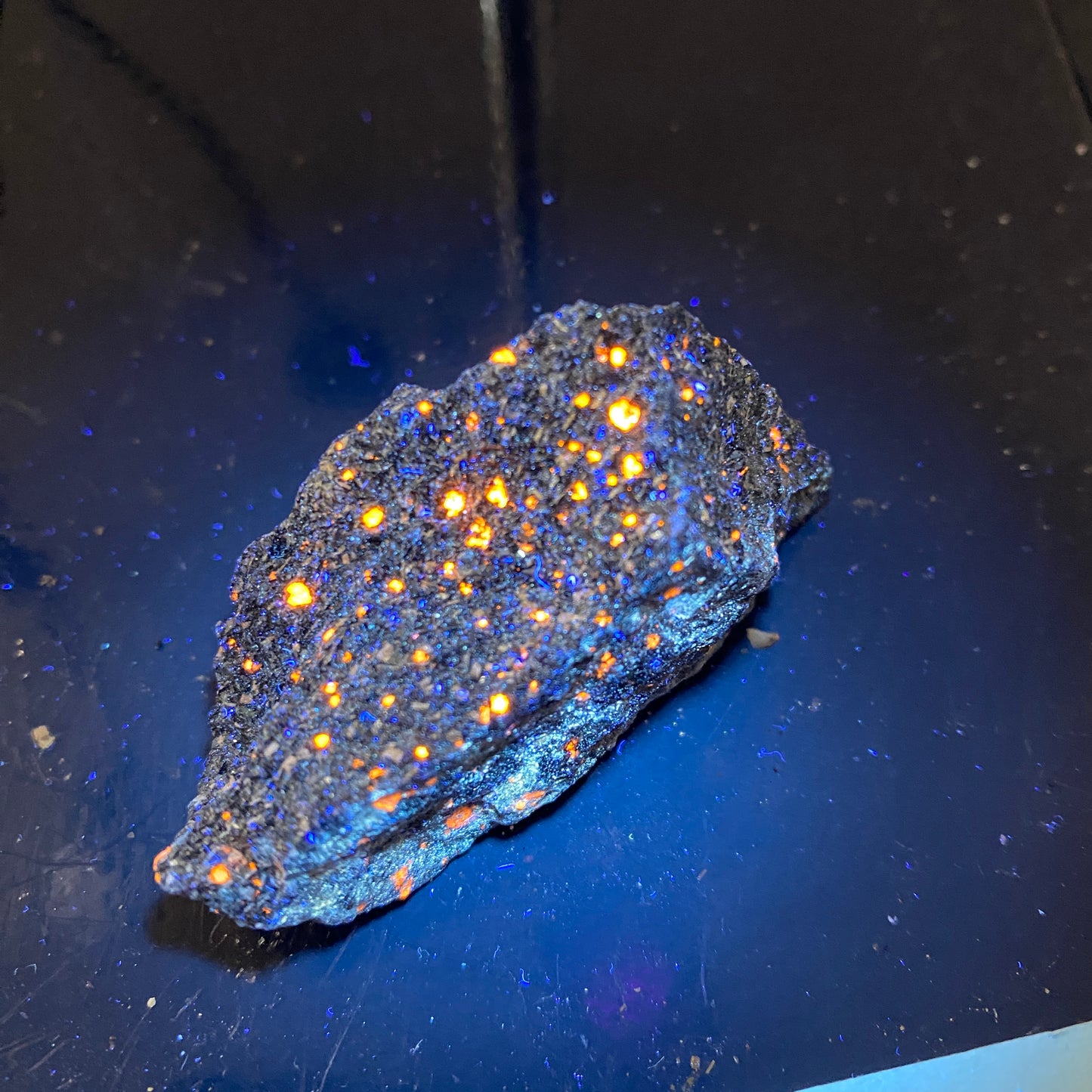 NAUJAKASITE WITH SODALITE : KVANEFJELD, KITAA, GREENLAND. 41g. MF4711