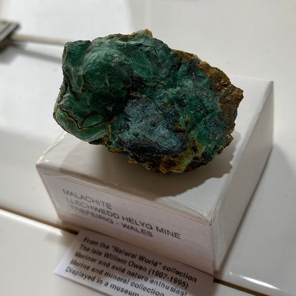 MALACHITE - LLECHWEDD HELYG MINE, TREFEIRIG, CEREDIGION, WALES. 58g MF5379